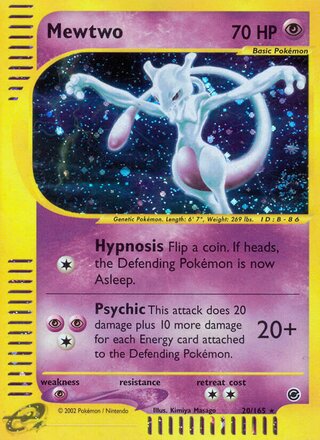 Mewtwo 20/165 - Expedition Base Set