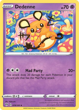 Dedenne 078/189 - Darkness Ablaze