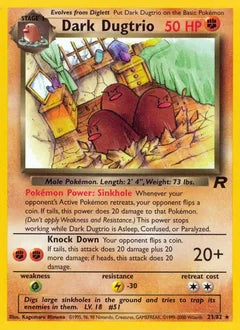 Dark Dugtrio 23/82 - Team Rocket