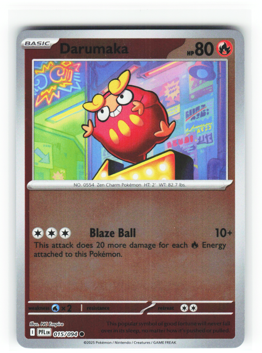 Darumaka 015/094 - Phantasmal Flames - NM (ID: 53125426399970) - front