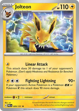 Jolteon 029/131 - Prismatic Evolutions