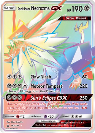 Dusk Mane Necrozma-GX 163/156 - Ultra Prism