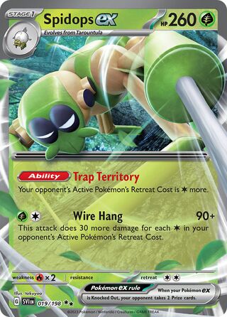 Spidops ex 019/198 - Scarlet & Violet Base