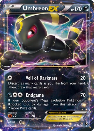 Umbreon-EX 55/124 - Fates Collide