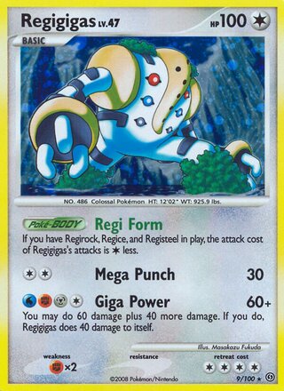 Regigigas 9/100 - Stormfront