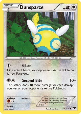 Dunsparce 101/146 - XY Base