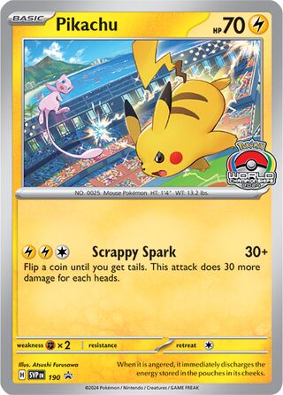 Pikachu 190 - Scarlet & Violet Promos