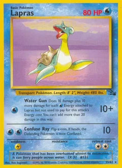 Lapras 25/62 - Fossil