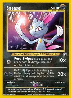 Sneasel 25/111 - Neo Genesis