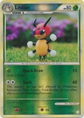 Ledian 25/123 - HeartGold & SoulSilver
