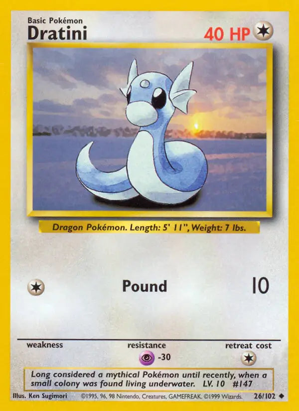 Dratini 26/102 - Base Set