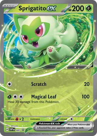 Sprigatito ex 087 - Scarlet & Violet Promos