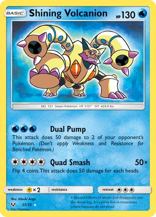 Shining Volcanion 27/73 - Shining Legends