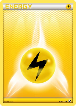 Lightning Energy 108/114 - Bllack & White Base