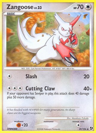 Zangoose 59/106 - Emerald