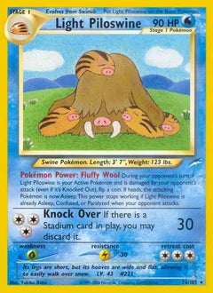 Light Piloswine 26/105 - Neo Destiny