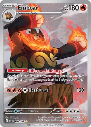 Emboar 098/086 - White Flare