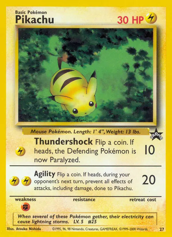 Pikachu 27 - WOTC Promo