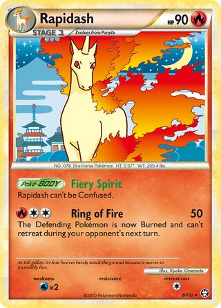 Rapidash 8/102 - Triumphant