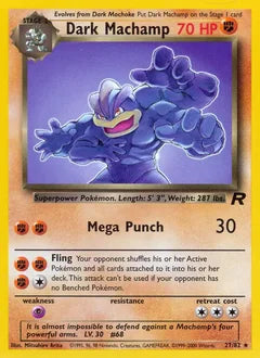 Dark Machamp 27/82 - Team Rocket