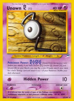 Unown [G] 27/105 - Neo Destiny