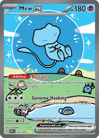 Mew ex 232/091 - Paldean Fates