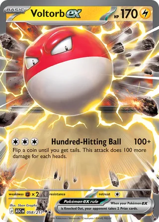 Voltorb ex 058/217 - Ascended Heroes