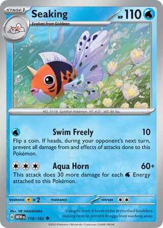 Seaking 119/165 - Scarlet & Violet 151