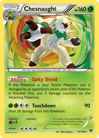 Chesnaught 14/146 - XY Base