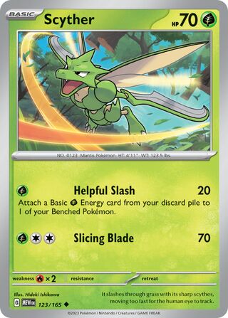 Scyther 123/165 - Scarlet & Violet 151