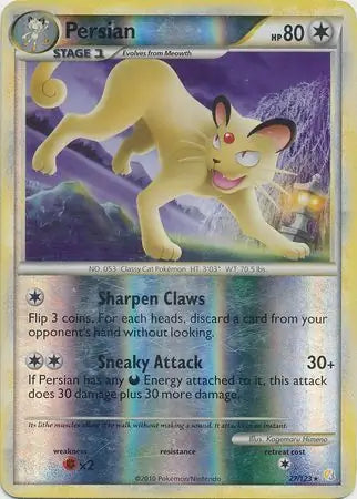 Persian 27/123 - HeartGold & SoulSilver