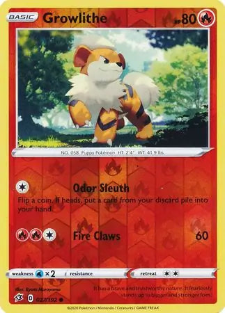 Growlithe 027/192 - Rebel Clash