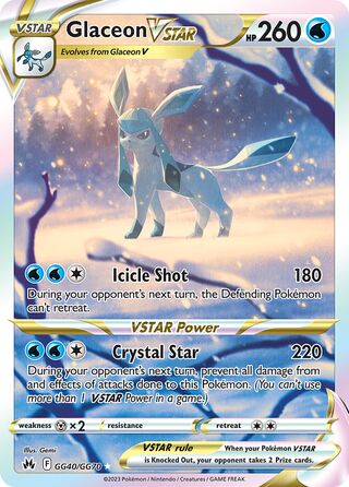 Glaceon VSTAR GG40/GG70 - Crown Zenith