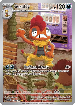 Scrafty 139/086 - White Flare