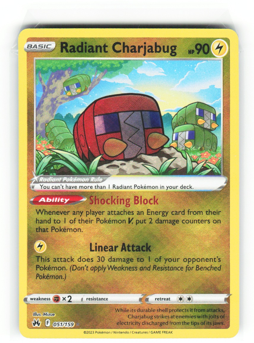 Radiant Charjabug 051/159 - Crown Zenith