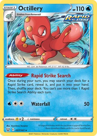 Octillery 037/163 - Battle Styles