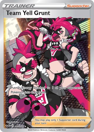 Team Yell Grunt 202/202 - Sword & Shield Base