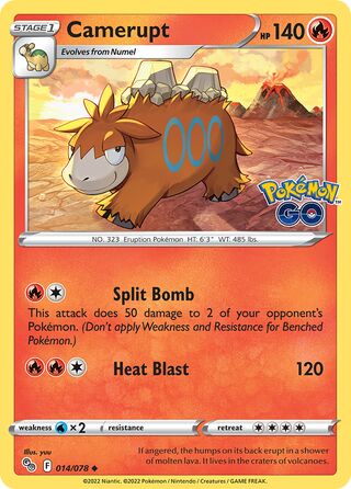 Camerupt 014/078 - Pokémon GO