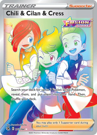 Chili & Cilan & Cress 273/264 - Fusion Strike