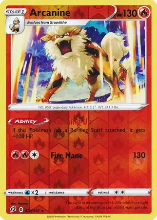 Arcanine 028/192 - Rebel Clash