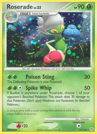 Roserade 13/130 - Diamond & Pearl Base
