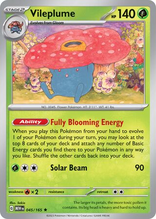 Vileplume 045/165 - Scarlet & Violet 151