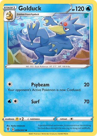 Golduck 025/203 - Evolving Skies