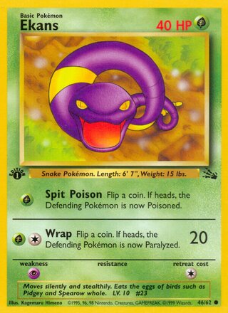 Ekans 46/62 - Fossil