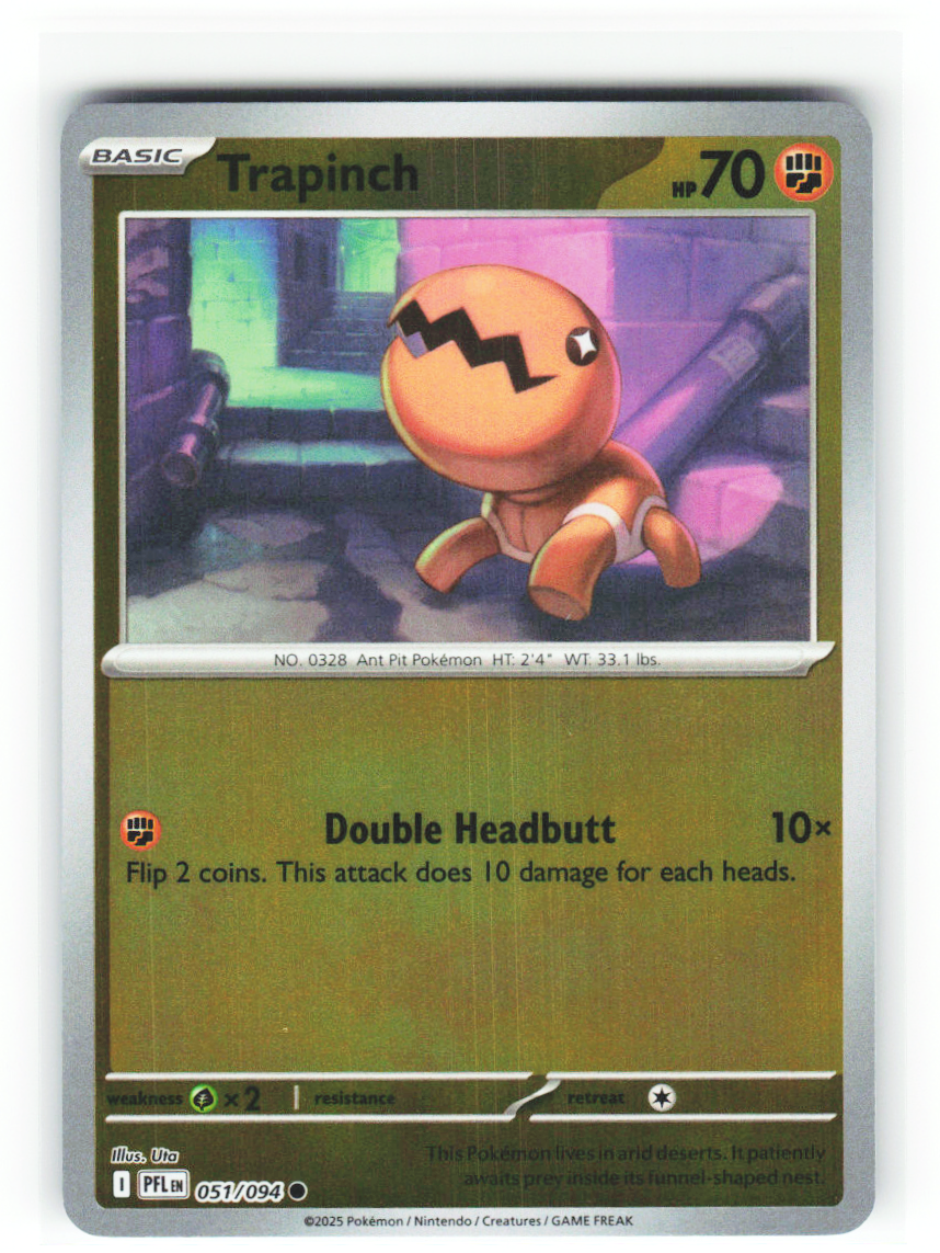 Trapinch 051/094 - Phantasmal Flames - NM (ID: 53133549915069) - front