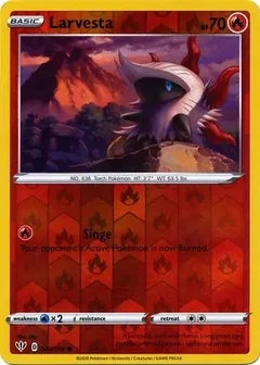 Larvesta 029/189 - Darkness Ablaze