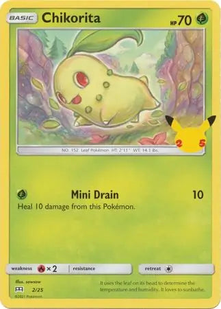 Chikorita 2 - Mcdonald's 25th Anniversary
