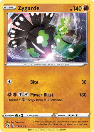 Zygarde 028/073 - Champion's Path