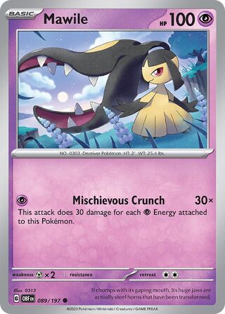 Mawile 089/197 - Obsidian Flames