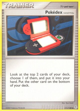 Pokédex HANDY910is 111/130 - Diamond & Pearl Base